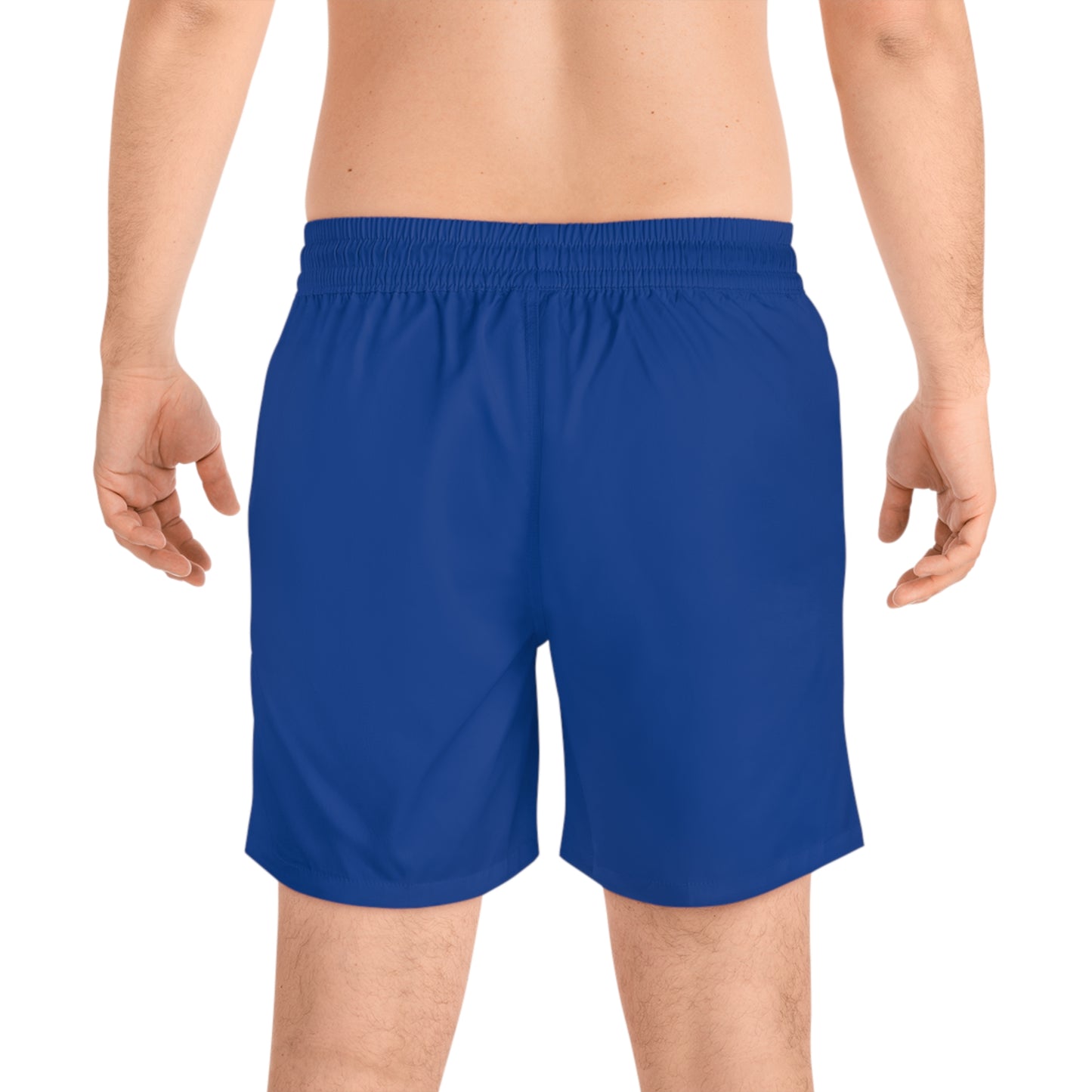 Men's Fuck On Mid-Length Swim Shorts (AOP)