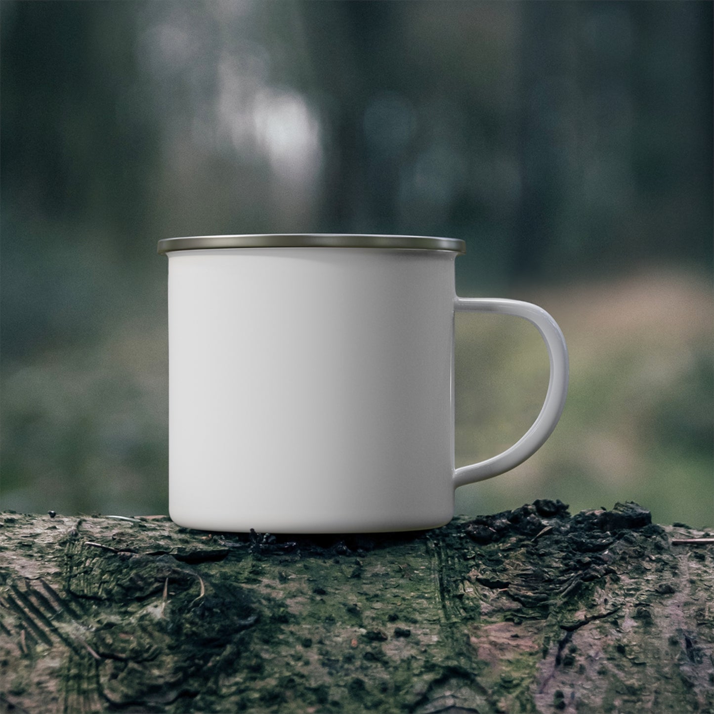 Fuck On Enamel Camping Mug